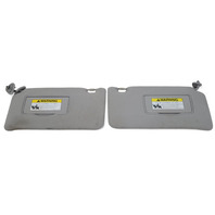 Honda Element 07-11 Sun Shade Visor Sunvisor Left/Right Set Grey 83280-SCV-A31ZA, E041, OEM, 2007, 2008, 2009, 2010, 2011