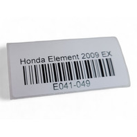 Honda Element 09-11 Console Storage Glove Box Black 77500-SCV-A02ZA, E041, OEM, 2009, 2010, 2011