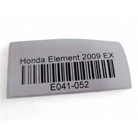 Honda Element 09-11 Rear Cover Side Lining Left/Right Set, 84661-SCV-A01ZC, E041, OEM, 2009, 2010, 2011