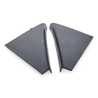 Honda Element 03-11 EX Front Door Sash Corner Garnish Cover Left/Right Set 72480-SCV-A00ZA, E041, OEM, 2003, 2004, 2005, 2006, 2007, 2008, 2009, 2010, 2011