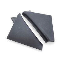 Honda Element 03-11 EX Front Door Sash Corner Garnish Cover Left/Right Set 72480-SCV-A00ZA, E041, OEM, 2003, 2004, 2005, 2006, 2007, 2008, 2009, 2010, 2011