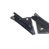 Honda Element 03-11 EX Front Door Sash Corner Garnish Cover Left/Right Set 72480-SCV-A00ZA, E041, OEM, 2003, 2004, 2005, 2006, 2007, 2008, 2009, 2010, 2011