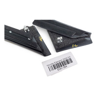 Honda Element 03-11 EX Front Door Sash Corner Garnish Cover Left/Right Set 72480-SCV-A00ZA, E041, OEM, 2003, 2004, 2005, 2006, 2007, 2008, 2009, 2010, 2011