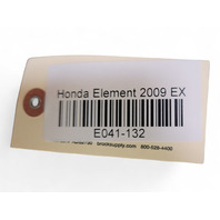 Honda Element 07-11 Front Right/Passenger Left/Driver Seat Set Grey Cloth, E041, OEM, 2007, 2008, 2009, 2010, 2011