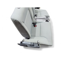Honda Element 09-11 EX Rear Seat Right/Left Side Cloth Set Grey, E041, OEM, 2009, 2010, 2011