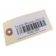 Toyota 4Runner 03-06 Rear Bumper Cover Panel Gold Pearl, 52159-35100, E042, OEM, 2003, 2004, 2005, 2006