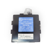 Toyota 4Runner 03-09 Theft Warning Computer Unit 89730-35010, E042, OEM, 2003, 2004, 2005, 2006, 2007, 2008, 2009