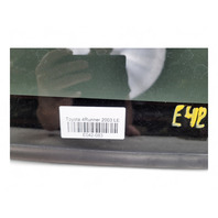 Toyota 4Runner 03-04 Sunroof Glass, Moon Sun Roof 63201-35081, E042, OEM, 2003, 2004