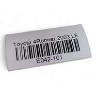 Toyota 4Runner 03-06 Rear Right Tail Light Taillight Lamp, 81551-35310, E042, 2003, 2004, 2005, 2006