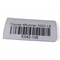 Toyota 4Runner 03-04 Left Side Curtain Airbag Air Bag 62180-35011, E042, OEM, 2003, 2004