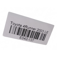 Toyota 4Runner 03-06 Door Glass Window, Front Right/Passenger Side 68101-35210, E042, OEM, 2003, 2004, 2005, 2006
