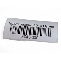 Honda Accord 18-22 Glove Box Storage Compartment Black, 77501-TVA-A12ZA, E043, OEM, 2018, 2019, 2020, 2021, 2022