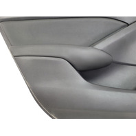 Honda Accord 19-22 Sedan Rear Door Panel Trim Left/Driver Black, 83750-TVA-A21ZA, E043, OEM, 2019, 2020, 2021, 2022