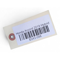 Honda Accord 18-22 Fuel Filler Gas Cap Lid Metallic, 63910-TVA-A00ZZ, E043, OEM, 2018, 2019, 2020, 2021, 2022