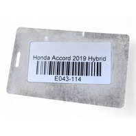 Honda Accord 18-22 Coolant Expansion Reservoir Tank 1J101-6C2-A03, E043, OEM, 2018, 2019, 2020, 2021, 2022