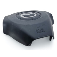 Mazda 3 Speed 04-09 Driver Air Wheel Bag Black BN8P-57-K00A, E044, OEM, 2004, 2005, 2006, 2007, 2008, 2009