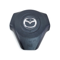 Mazda 3 Speed 04-09 Driver Air Wheel Bag Black BN8P-57-K00A, E044, OEM, 2004, 2005, 2006, 2007, 2008, 2009
