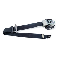 Mazda 3 Speed 07-09 Seatbelt Retractor Front Right/Passenger Black BRYE-57-L30A-02, E044, OEM, 2007, 2008, 2009