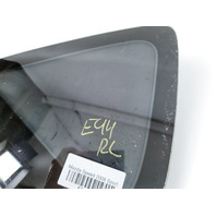 Mazda 3 Speed 04-09 Rear Door Window Glass Left/Driver BP4K-63-950D, E044, OEM, 2004, 2005, 2006, 2007, 2008, 2009