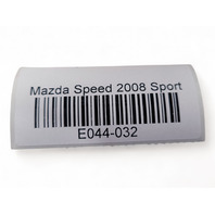 Mazda 3 Speed 04-09 Curtain Roof Air Bag Left/Driver BP6L-57-KN0A, E044, OEM, 2004, 2005, 2006, 2007, 2008, 2009