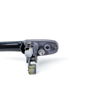 Mazda 3 Speed 04-09 Exterior Door Handle Rear Left/Driver Black, G22C-59-410P-08, E044, OEM, 2004, 2005, 2006, 2007, 2008, 2009