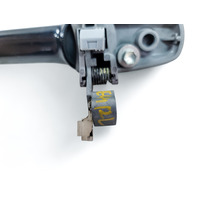 Mazda 3 Speed 04-09 Exterior Door Handle Rear Left/Driver Black, G22C-59-410P-08, E044, OEM, 2004, 2005, 2006, 2007, 2008, 2009