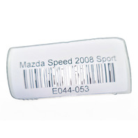 Mazda 3 Speed 04-09 Carpet Floor Mats 4 Piece Set Black, 0000-8B-L03B-30, E044, OEM, 2004, 2005, 2006, 2007, 2008, 2009
