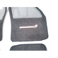 Mazda 3 Speed 04-09 Carpet Floor Mats 4 Piece Set Black, 0000-8B-L03B-30, E044, OEM, 2004, 2005, 2006, 2007, 2008, 2009