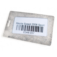 Mazda 3 Speed 07-09 Rear Left/Driver Side Fender Liner B37F-56-140E, E044, OEM, 2007, 2008, 2009