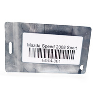 Mazda 3 Speed 04-09 Front Floor Under Engine Cover Splash Shield BP4K-56-112, E044, OEM, 2004, 2005, 2006, 2007, 2008, 2009