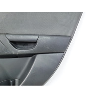 Mazda 3 Speed 07-09 Door Panel Rear Right/Passenger Side Black, BAP1-68-52YB-02, E044, OEM, 2007, 2008, 2009