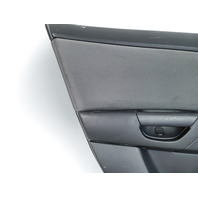 Mazda 3 Speed 07-09 Door Panel Rear Left/Driver Side Black, BAP1-68-55YB-02, E044, OEM, 2007, 2008, 2009