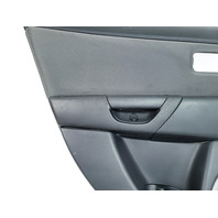 Mazda 3 Speed 07-09 Door Panel Rear Left/Driver Side Black, BAP1-68-55YB-02, E044, OEM, 2007, 2008, 2009