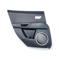 Mazda 3 Speed 07-09 Door Panel Rear Left/Driver Side Black, BAP1-68-55YB-02, E044, OEM, 2007, 2008, 2009
