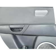 Mazda 3 Speed 07-09 Door Panel Rear Left/Driver Side Black, BAP1-68-55YB-02, E044, OEM, 2007, 2008, 2009
