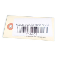 Mazda 3 Speed 04-09 Fuel Vapor Canister, LF66-13-970C, E044, OEM, 2004, 2005, 2006, 2007, 2008, 2009