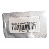 Mazda 3 Speed 07-09 Front Left/Right Seat Black Leather BAN7-88-130-02, E044, OEM, 2007, 2008, 2009
