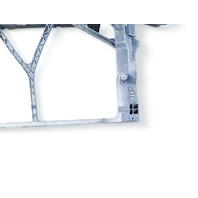 Mazda 3 Speed 04-09 Radiator Core Support Bracket Center, BP4K-53-110J, E044, OEM, 2004, 2005, 2006, 2007, 2008, 2009