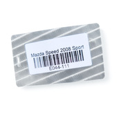 Mazda 3 Speed 05-09 Cooling Radiator M/T Z603-15-200, E044, OEM, 2005, 2006, 2007, 2008, 2009