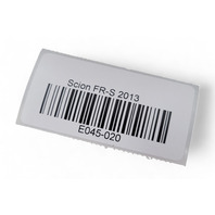 Scion FR-S 13-16 Front Right/Passenger Seat Belt Black SU003-01872, E045, OEM, 2013, 2014, 2015, 2016