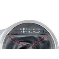 Scion FR-S 13-16 Center Console Shifter Trim Bezel Boot Cover Silver A/T, E045, OEM, 2013, 2014, 2015, 2016