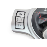 Scion FR-S 13-16 Center Console Shifter Trim Bezel Boot Cover Silver A/T, E045, OEM, 2013, 2014, 2015, 2016