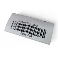 Scion FR-S 13-16 Sun Visor Left/Driver Right/Passenger Black Set SU003-03149, E045, OEM, 2013, 2014, 2015, 2016