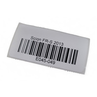 Scion FR-S 13-16 Front Seatbelt Buckle Left/Driver Black SU003-01880, E045, OEM, 2013, 2014, 2015, 2016