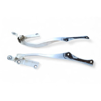 Scion FR-S 13-16 Hood Hinges Set Left & Right Side Black SU003-01399, SU003-01400, E045, OEM, 2013, 2014, 2015, 2016