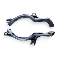 Scion FR-S 13-16 Rear Right/Left Bumper Support Bracket Mount Set, SU003-01501, 57707CA080, E045, OEM, 2013, 2014, 2015, 2016