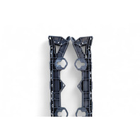 Scion FR-S 13-16 Bumper Retainer Bracket Rear Right/Left Set, SU003-01503, E045, OEM, 2013, 2014, 2015, 2016