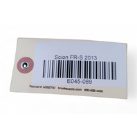 Scion FR-S 13-15 Hood Release Latch Lock SU003-01402, E045, OEM, 2013, 2014, 2015, 2016