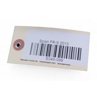 Scion FR-S 13-16 Rear Left, Driver's ABS Brake Wheel Speed Sensor, SU003-00665, E045, OEM, 2013, 2014, 2015, 2016