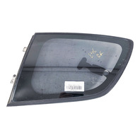 Mazda RX-8 RX8 04-11 Rear Door Window Glass Left/Driver Quarter FE01-73-5G0E, E046, OEM, 2004, 2005, 2006, 2007, 2008, 2009, 2010, 2011